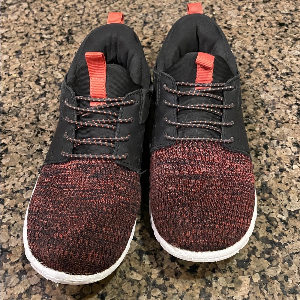 No Sox Betts Jr. Black and Red Knit Kids Sneakers